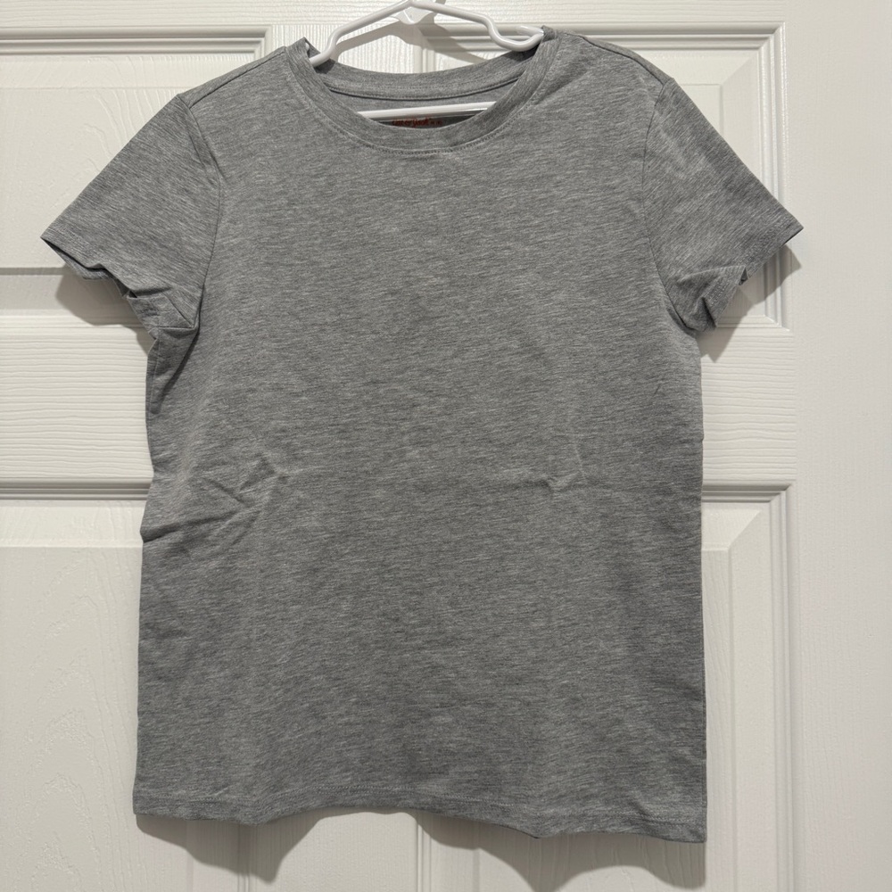 Cat & Jack Heather Gray Short Sleeve Tee
